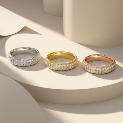 Three diamond band rings collection
Gold silver rose gold band rings
Luxury diamond band rings set
Elegant diamond bands in three colors
Premium band rings jewelry collection
Modern diamond band rings style
Fine jewelry band rings showcase
Classic diamond band rings lineup
Beautiful multi color band rings
Stylish diamond bands set