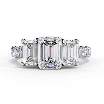 White gold ring with three emerald diamonds

Three emerald cut stones in white gold
Classic three stone emerald ring
White gold band with emerald cut diamonds
Three emerald cuts on a white gold band
Elegant three stone emerald cut ring
White gold ring with three emerald stones
Three emerald cut diamonds in white gold
Simple white gold ring with emerald cuts
Three stone emerald ring in white gold