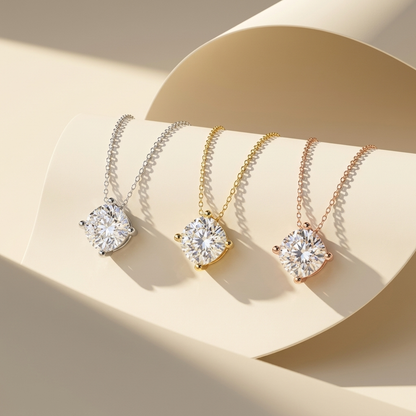 Three tone cushion cut diamond solitaire pendant necklaces in white yellow and rose gold
White yellow and rose gold cushion cut diamond pendant collection
Luxury cushion cut diamond solitaire pendants in three gold finishes
Elegant cushion cut diamond necklaces with four prong settings
Fine jewelry cushion cut diamond pendant collection
Premium cushion cut solitaire necklaces in white yellow and rose gold
Designer cushion cut diamond pendant collection for women
Modern cushion cut solitaire necklaces in thr