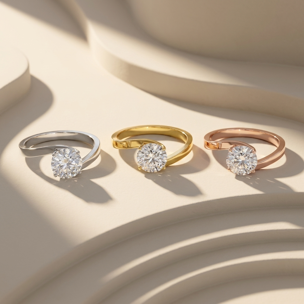 Three tone bypass rings
Round solitaire ring set
White gold bypass ring
Yellow gold bypass ring
Rose gold bypass ring
Modern bypass diamond rings
Round engagement rings
Trio of solitaire rings
Luxury bypass ring set
Twisted gold diamond rings