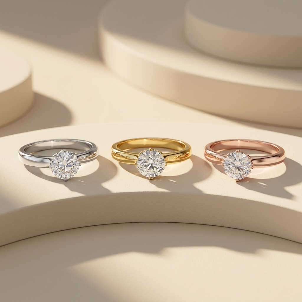 Three tone knife edge rings
Round solitaire ring set
White gold knife edge ring
Yellow gold knife edge ring
Rose gold knife edge ring
Knife edge engagement rings
Round diamond solitaire set
Trio of diamond rings
Luxury knife edge ring set
Three metal solitaire rings