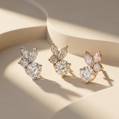Tri Tone Butterfly Diamond Earrings Featuring White Yellow And Rose Gold Finishes
Elegant Butterfly Diamond Earrings Displayed In Three Distinct Gold Colors
Premium Butterfly Earrings Crafted With Brilliant Marquise And Round Cut Diamonds
Luxury Tri Tone Diamond Earrings Showcasing Exceptional Sparkle And Elegance
Fine Jewelry Butterfly Earrings Featuring White Yellow And Rose Gold Styles
Sophisticated Tri Tone Diamond Earrings Inspired By Nature And Timeless Beauty
High Quality Butterfly Diamond Earrings C