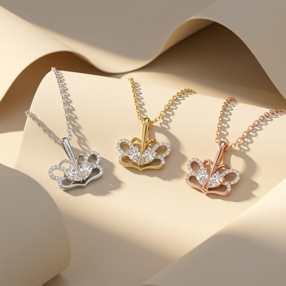 ricolor diamond floral pendant necklaces displayed together
Yellow white and rose gold diamond flower pendant necklaces
Elegant floral diamond pendant collection in three gold tones
Luxury diamond flower necklaces in white yellow and rose gold
Fine jewelry floral diamond pendants with matching chains
Contemporary tricolor gold diamond pendant necklace set
Sparkling floral diamond pendant necklaces on elegant background
Premium flower inspired diamond pendants in three gold finishes
Stylish diamond floral ne