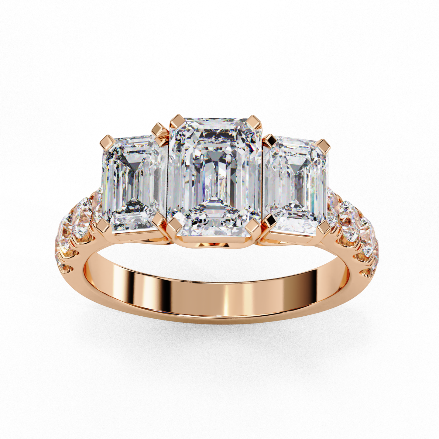Three emerald cut diamonds in rose gold
Rose gold band with emerald diamonds
Trio of emerald diamonds in rose gold
Three stone emerald ring in rose gold
Rose gold ring with emerald center and side stones
Elegant rose gold ring with emerald diamonds
Three emerald diamonds set in a rose gold band
Rose gold ring with three emerald cut diamonds
Three emerald diamonds in a rose gold setting
Rose gold ring with trio of emerald diamonds
