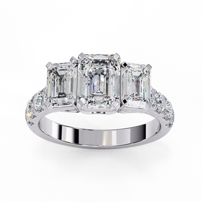 Three emerald cut diamonds in white gold
White gold band with emerald diamonds
Trio of emerald diamonds in white gold
Three stone emerald ring in white gold
White gold ring with emerald center and side stones
Elegant white gold ring with emerald diamonds
Three emerald diamonds in a white gold band
White gold ring with three emerald stones
Three emerald diamonds set in white gold
White gold ring with three emerald cuts
