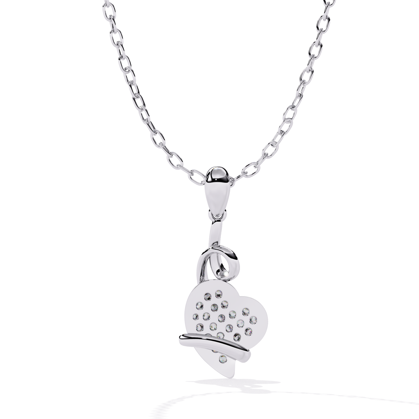Back View Diamond Heart Twist Pendant in White Gold
White Gold Heart Pendant Reverse Design
Rear Profile Diamond Heart Pendant White Gold
White Gold Heart Twist Pendant Back Detail
Reverse Side of White Gold Heart Pendant
White Gold Diamond Heart Pendant Rear View
Back Profile Curved Heart Pendant White Gold
White Gold Heart Charm Pendant Reverse
Rear Angle Diamond Heart Twist Pendant
White Gold Heart Pendant Back Profile