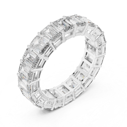 Emerald Cut Diamond Eternity Ring Angled View in White Gold
White Gold Emerald Diamond Eternity Band Side Angle
Emerald Cut Diamond Wedding Band Perspective View
Full Eternity Emerald Diamond Ring Angled Display
Emerald Diamond Band Ring Prong Set View
White Gold Emerald Cut Diamond Ring Side View
Emerald Diamond Eternity Band Diagonal Angle
Continuous Emerald Diamond Ring in White Gold
Emerald Cut Diamond Band Ring Angled Perspective
White Gold Full Eternity Diamond Ring Side Angle