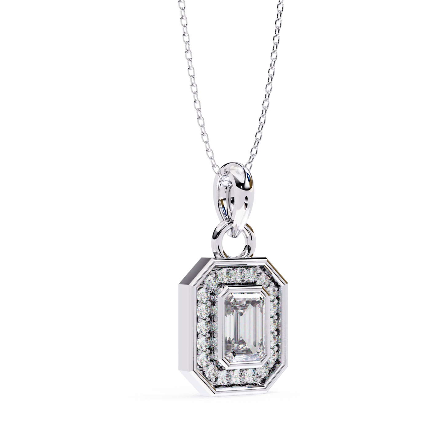White Gold Emerald Cut Diamond Halo Pendant Side View
White Gold Emerald Diamond Octagon Halo Pendant
White Gold Side Profile Emerald Diamond Pendant
Emerald Cut Diamond Pendant With Halo Side Angle
White Gold Diamond Halo Pendant Side Detail
Octagon Frame Emerald Cut Diamond Pendant White
Emerald Cut Diamond Pendant Thick Side Profile
White Gold Halo Pendant Emerald Center Diamond
White Gold Emerald Cut Pendant Octagon Border
White Gold Emerald Diamond Pendant Angled View