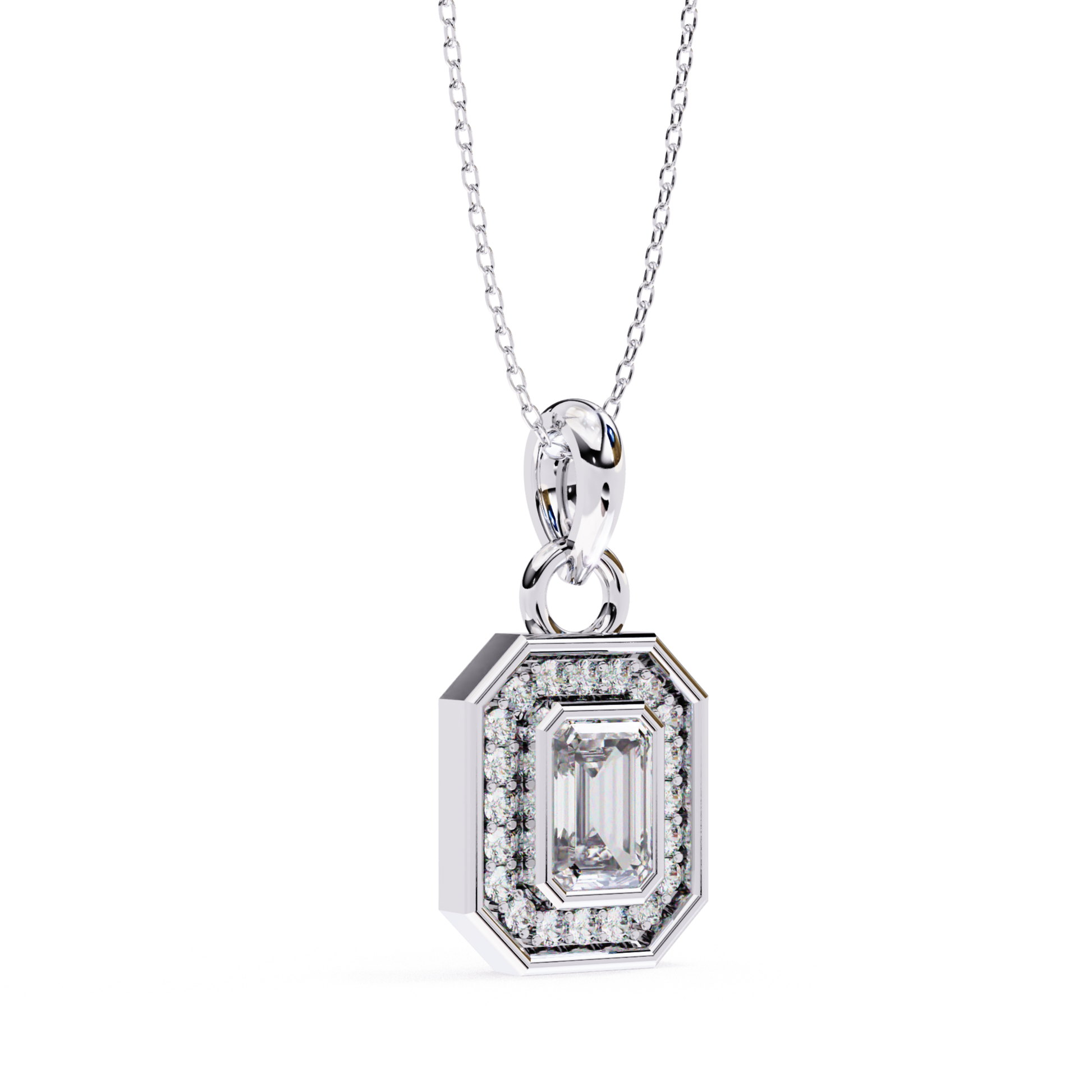 White Gold Emerald Cut Diamond Halo Pendant Side View
White Gold Emerald Diamond Octagon Halo Pendant
White Gold Side Profile Emerald Diamond Pendant
Emerald Cut Diamond Pendant With Halo Side Angle
White Gold Diamond Halo Pendant Side Detail
Octagon Frame Emerald Cut Diamond Pendant White
Emerald Cut Diamond Pendant Thick Side Profile
White Gold Halo Pendant Emerald Center Diamond
White Gold Emerald Cut Pendant Octagon Border
White Gold Emerald Diamond Pendant Angled View