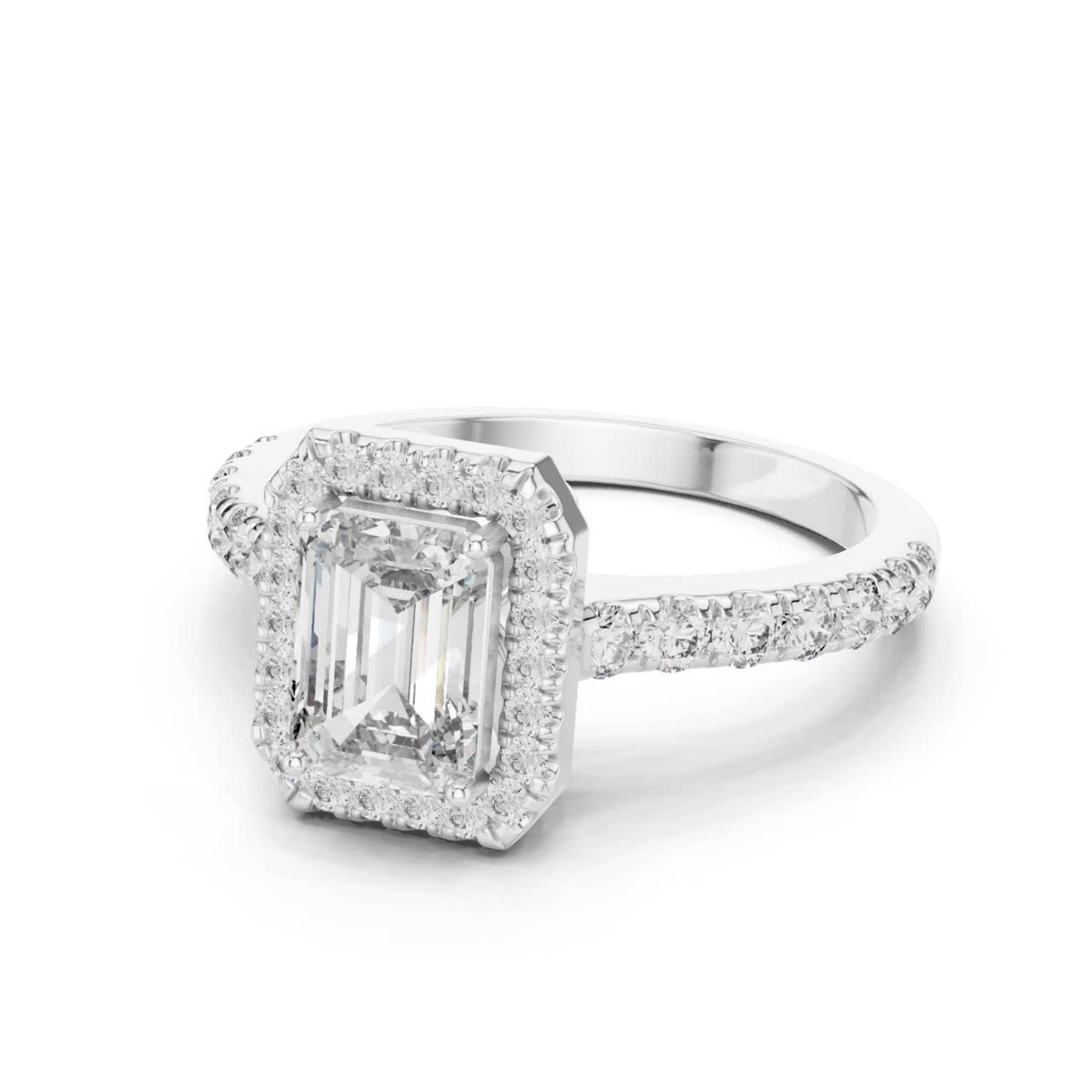 White gold emerald cut diamond halo ring side view
Side view emerald cut halo diamond ring in white gold
White gold emerald cut diamond ring side angle
Emerald cut diamond halo ring side profile
White gold halo ring with emerald cut diamond side view
Side angle white gold emerald cut engagement ring
Emerald cut diamond ring with halo side perspective
White gold rectangular cut diamond halo ring side view
Side profile of white gold emerald cut halo ring
White gold emerald cut diamond ring angled view