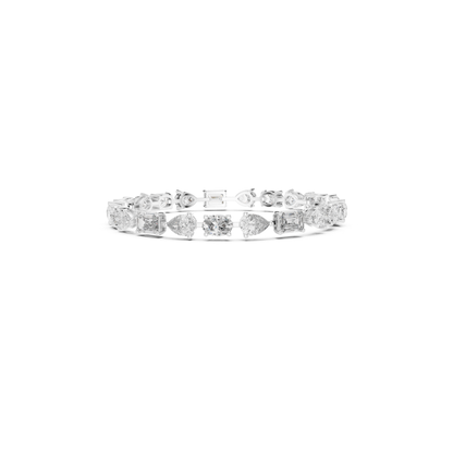 Center view white gold emerald oval pear diamond bracelet
White gold bracelet with emerald oval pear diamonds
Mixed shape diamond bracelet center profile
Emerald oval pear diamond line bracelet
White gold multi shape tennis bracelet
Oval pear emerald diamond bracelet design
White gold bracelet with mixed cut diamonds
Center angle diamond tennis bracelet
Emerald pear oval diamond bracelet in white gold
White gold designer mixed shape bracelet