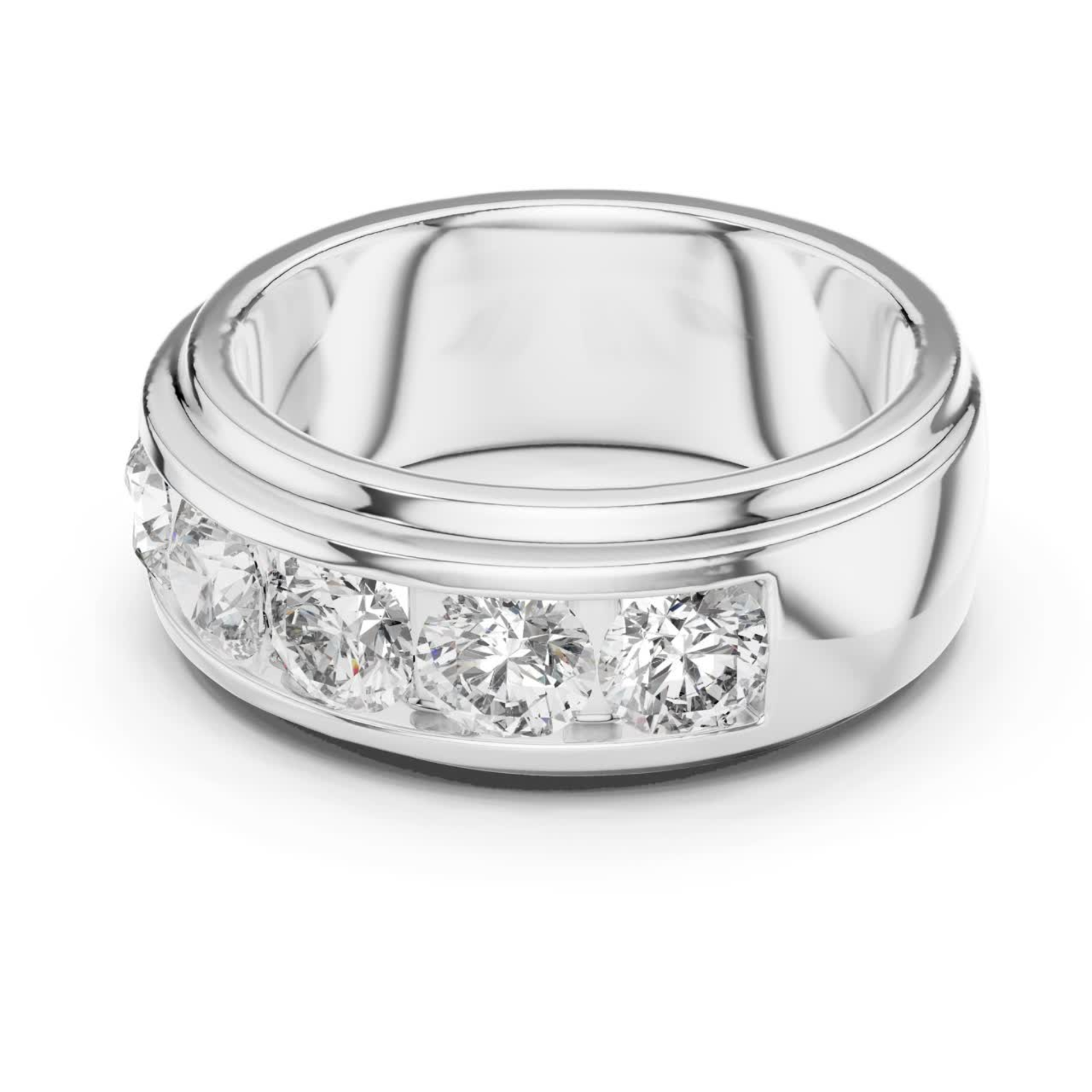 White Gold Flush Set Round Diamond Ring
Wide White Gold Band With Diamonds
White Gold Partial Diamond Band Ring
Modern White Gold Diamond Band
Thick White Gold Round Diamond Ring
Round Diamond Flush Set White Gold Ring
Polished White Gold Wide Band Ring
Contemporary White Gold Diamond Ring
White Gold Channel Style Diamond Band
Bold White Gold Round Diamond Ring