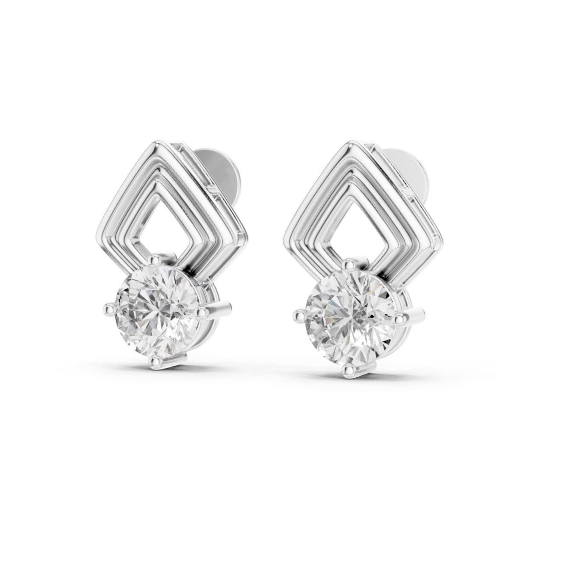 White gold geometric round diamond studs angle view
Round diamond geometric stud earrings angle view
Open triangle diamond studs angle profile
White gold round diamond earrings angle view
Geometric diamond stud earrings profile view
Round diamond open frame studs angle view
White gold designer diamond studs angle view
Geometric shape diamond earrings profile view
Open design round diamond studs angle view
Round diamond geometric earrings angle view