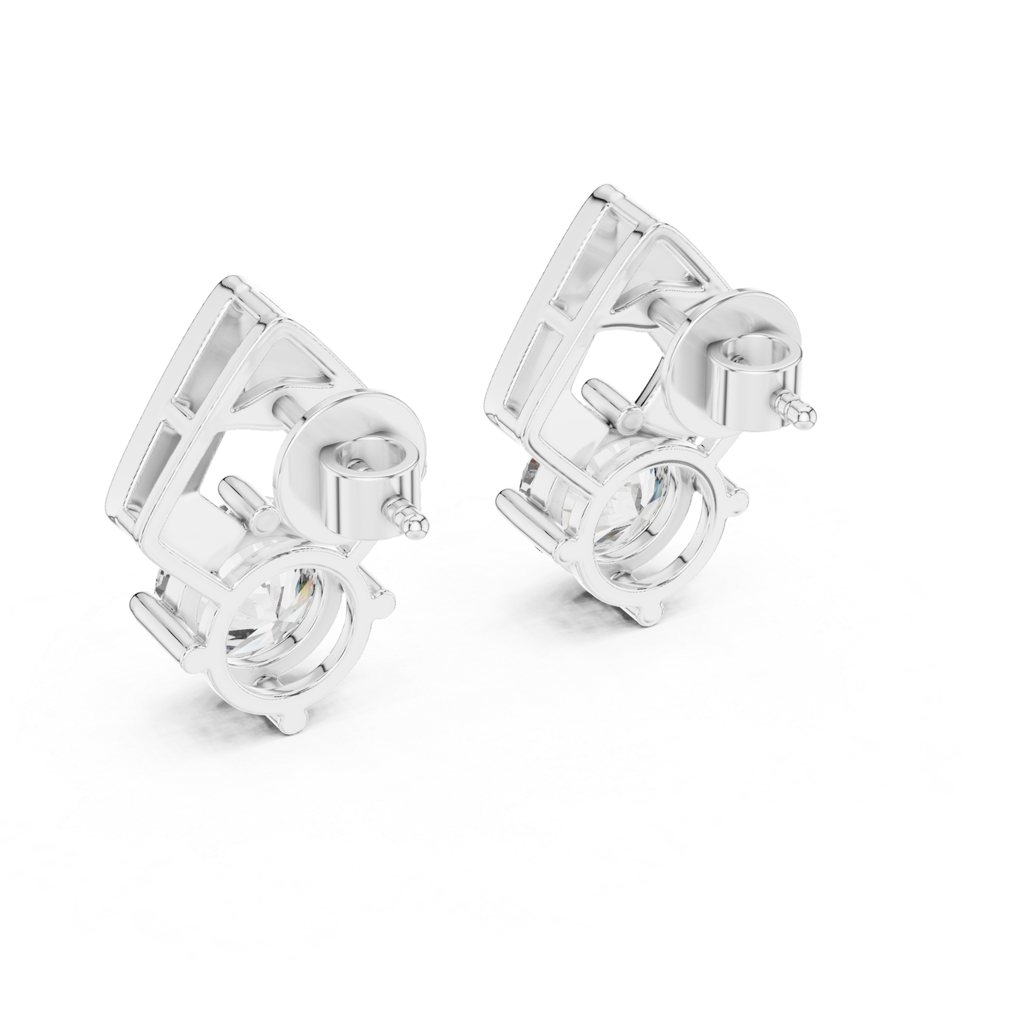 White gold geometric diamond studs back view
Round diamond geometric earrings back view
Open triangle diamond studs back profile
White gold diamond earrings back view
Geometric diamond stud earrings back angle
Round diamond open frame studs back view
White gold designer studs back profile
Geometric shape diamond earrings back view
Open design diamond studs back angle
Round diamond geometric studs back view