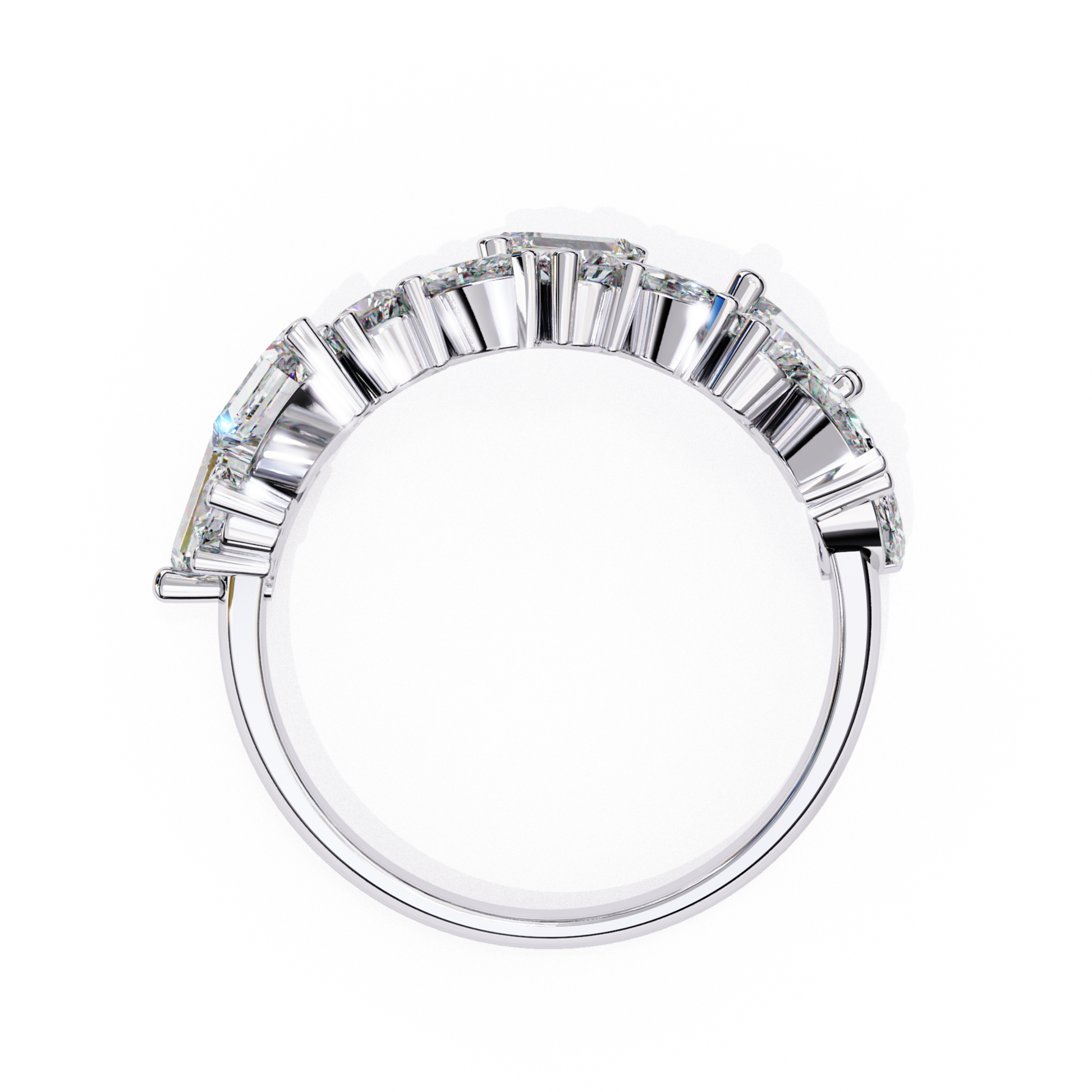 White gold graduated baguette diamond band
Luxury white gold graduated baguette cut diamond ring
Elegant white gold tapered baguette diamond band
Fine jewelry graduated baguette diamond band top view
Sparkling white gold baguette diamond anniversary band
Premium graduated baguette diamond wedding band for women
Designer white gold band with graduated baguette diamonds
Modern white gold graduated baguette diamond ring
Timeless white gold graduated baguette diamond band
Classic white gold tapered baguette dia