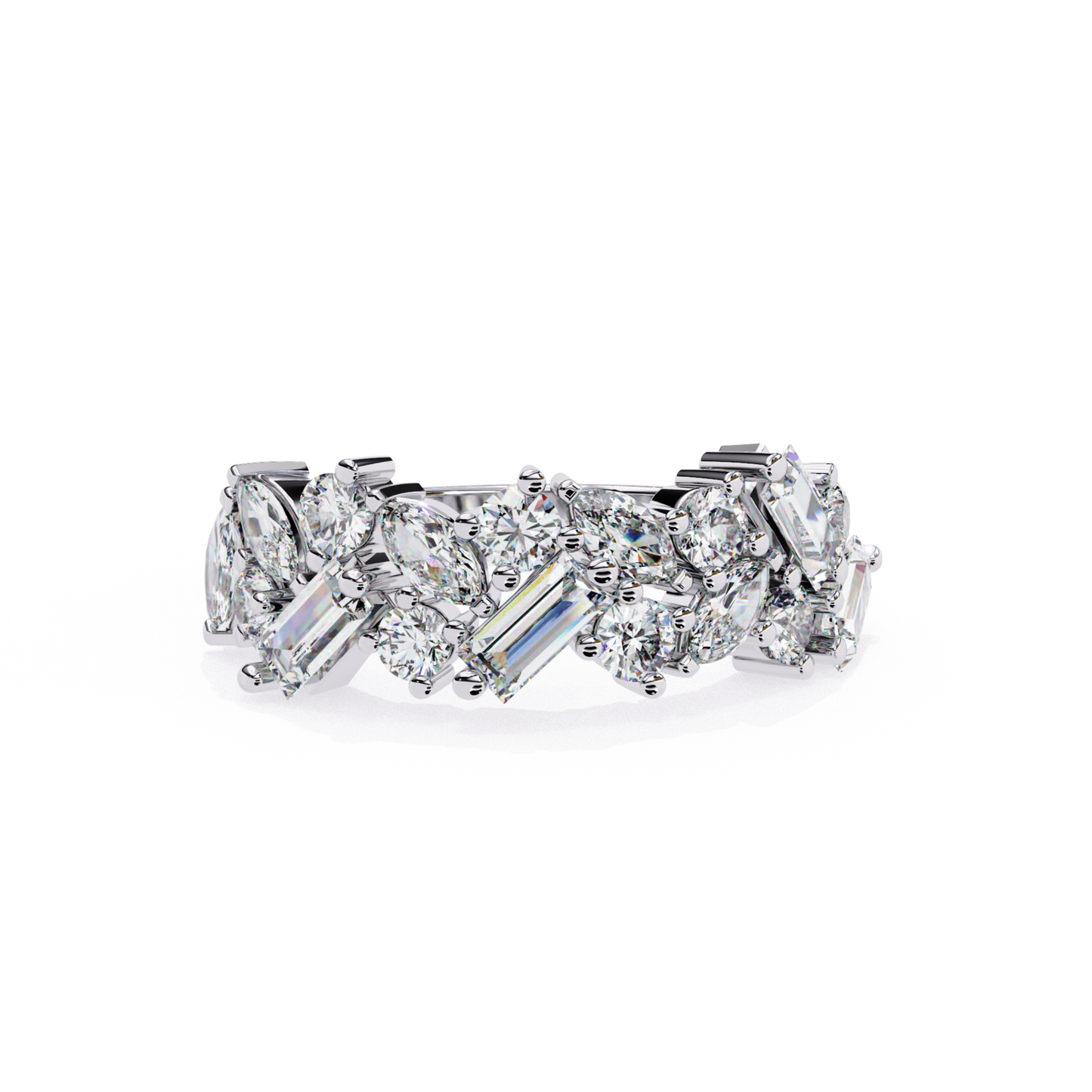 White gold mixed shape diamond eternity band
Luxury mixed cut diamond eternity ring in white gold
Elegant mixed shape diamond band with round marquise and baguette diamonds
Fine jewelry white gold mixed cut diamond eternity band close up
Sparkling white gold mixed diamond anniversary band
Premium mixed shape diamond eternity ring for women
Designer eternity band with round marquise and baguette cut diamonds
Modern white gold mixed shape diamond wedding band
Timeless white gold mixed cut diamond eternity ban