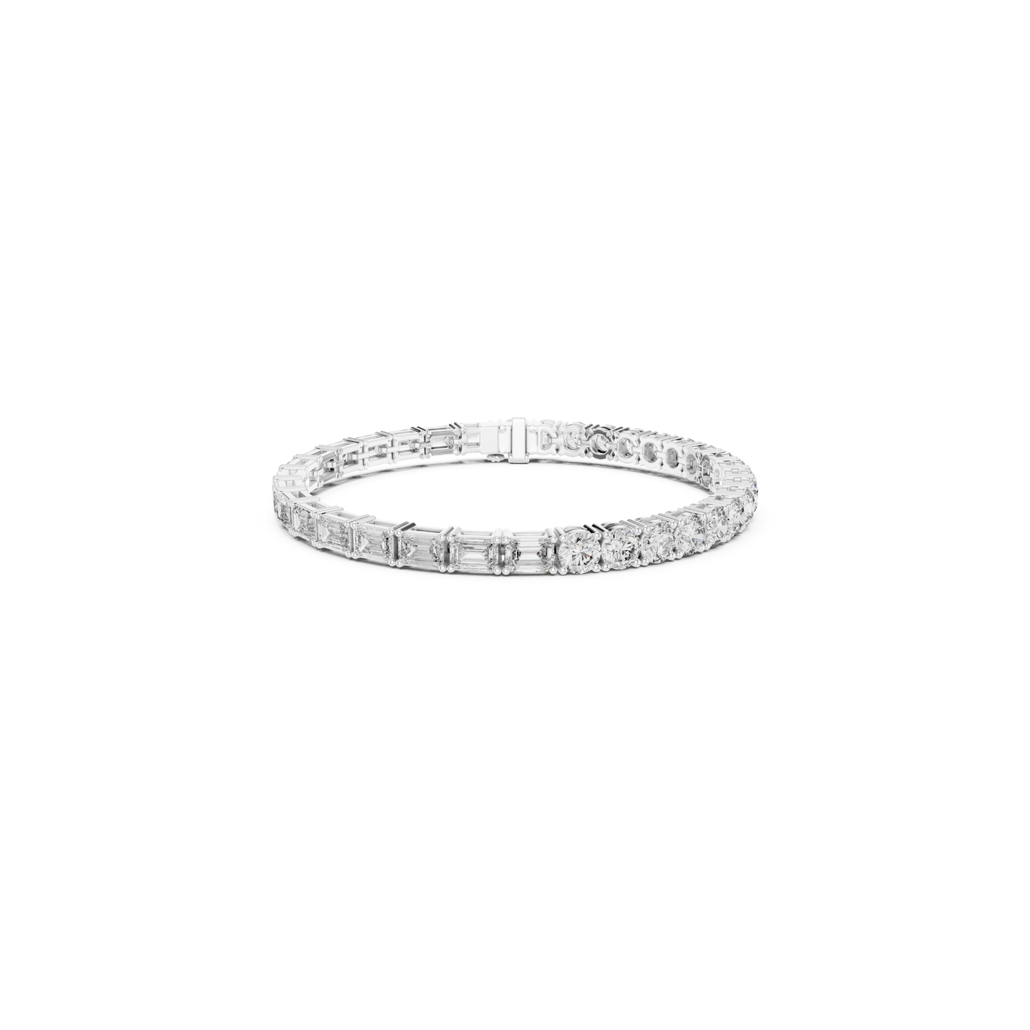 White gold mixed shape diamond tennis bracelet
Luxury white gold round and baguette diamond bracelet
Elegant white gold diamond tennis bracelet for women
White gold bracelet with round and baguette diamonds
Fine jewelry white gold diamond link bracelet
Classic white gold diamond tennis bracelet design
Sparkling white gold mixed cut diamond bracelet
Premium white gold diamond bracelet close up view
Womens white gold diamond tennis bracelet jewelry
White gold prong set diamond bracelet