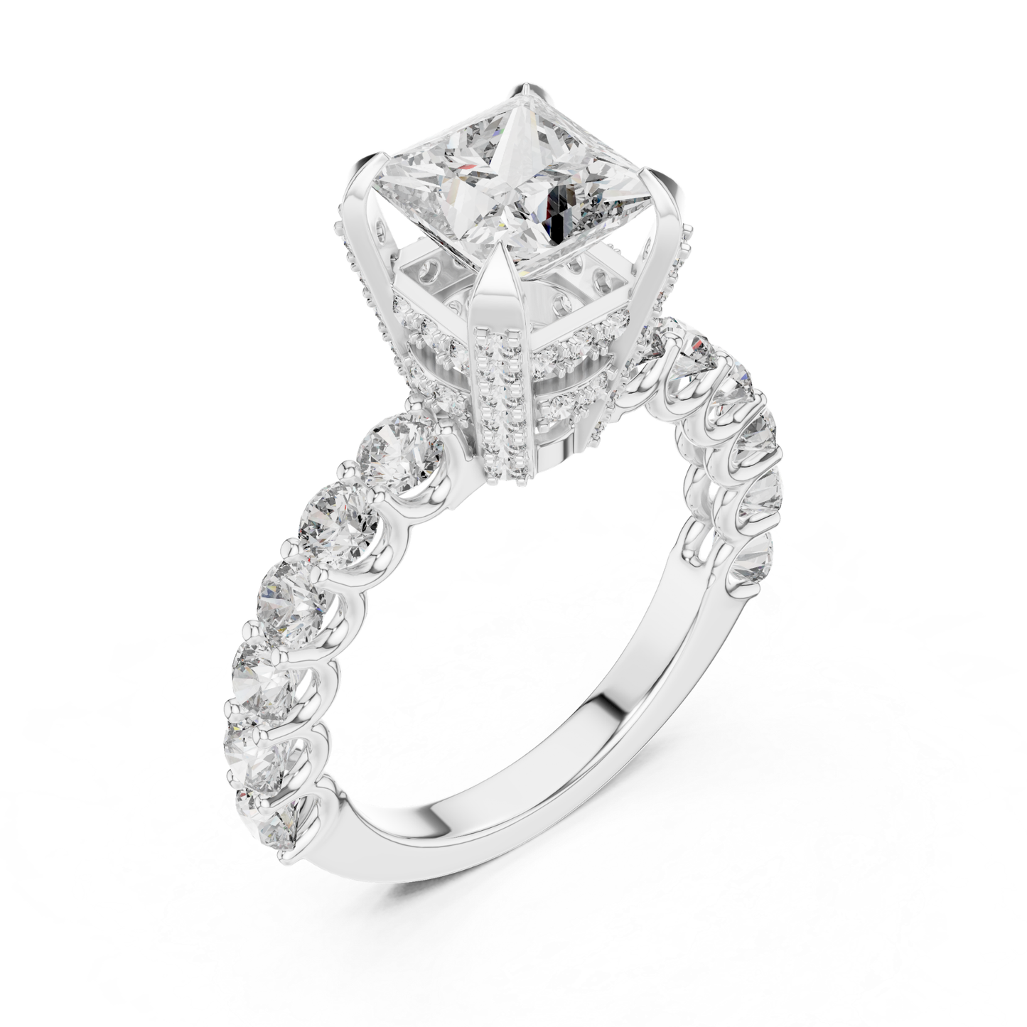 White gold princess cut diamond cathedral ring
Princess cut diamond ring with cathedral setting
White gold cathedral diamond engagement ring
Princess cut diamond ring with raised setting
White gold princess diamond ring with open gallery
Cathedral setting princess cut diamond ring
White gold square cut diamond cathedral ring
Princess cut diamond ring with detailed gallery
White gold elevated princess cut diamond ring
White gold princess cut ring with cathedral design
