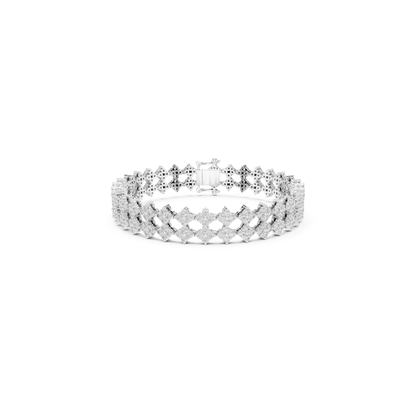 White gold round diamond bracelet for women
Elegant white gold floral diamond bracelet
Luxury white gold bracelet with diamonds
Womens diamond floral bracelet jewelry
Designer white gold round diamond bracelet
Premium floral bracelet in white gold
Stylish white gold diamond bracelet design
Fine jewelry bracelet with round diamonds
Glamorous floral diamond bracelet for women
White gold bracelet with sparkling diamonds