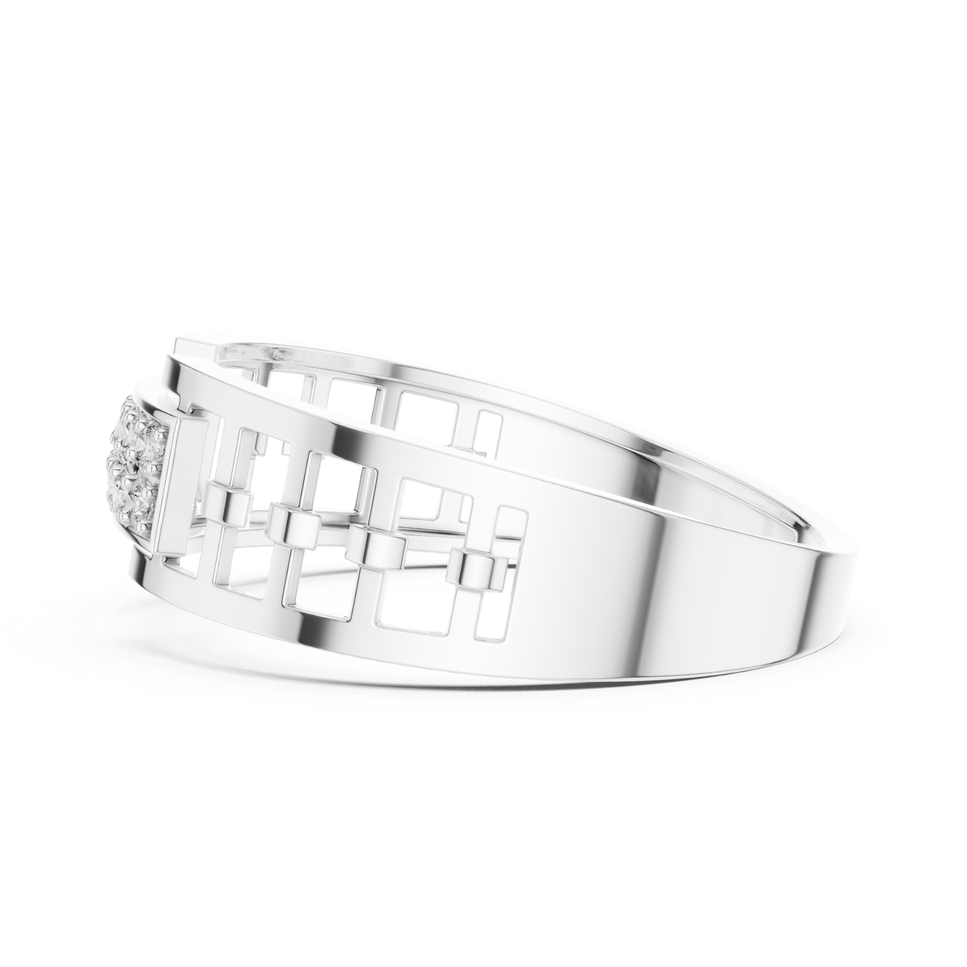 White gold round diamond modern band ring
Luxury white gold ring with pave diamonds
Elegant white gold designer diamond ring
Stylish white gold geometric band ring
Premium white gold round diamond fashion ring
Modern white gold statement ring with diamonds
High polish white gold open style ring
Bold white gold diamond band jewelry ring
Exclusive white gold luxury designer ring
White gold ring with round cut diamond accents