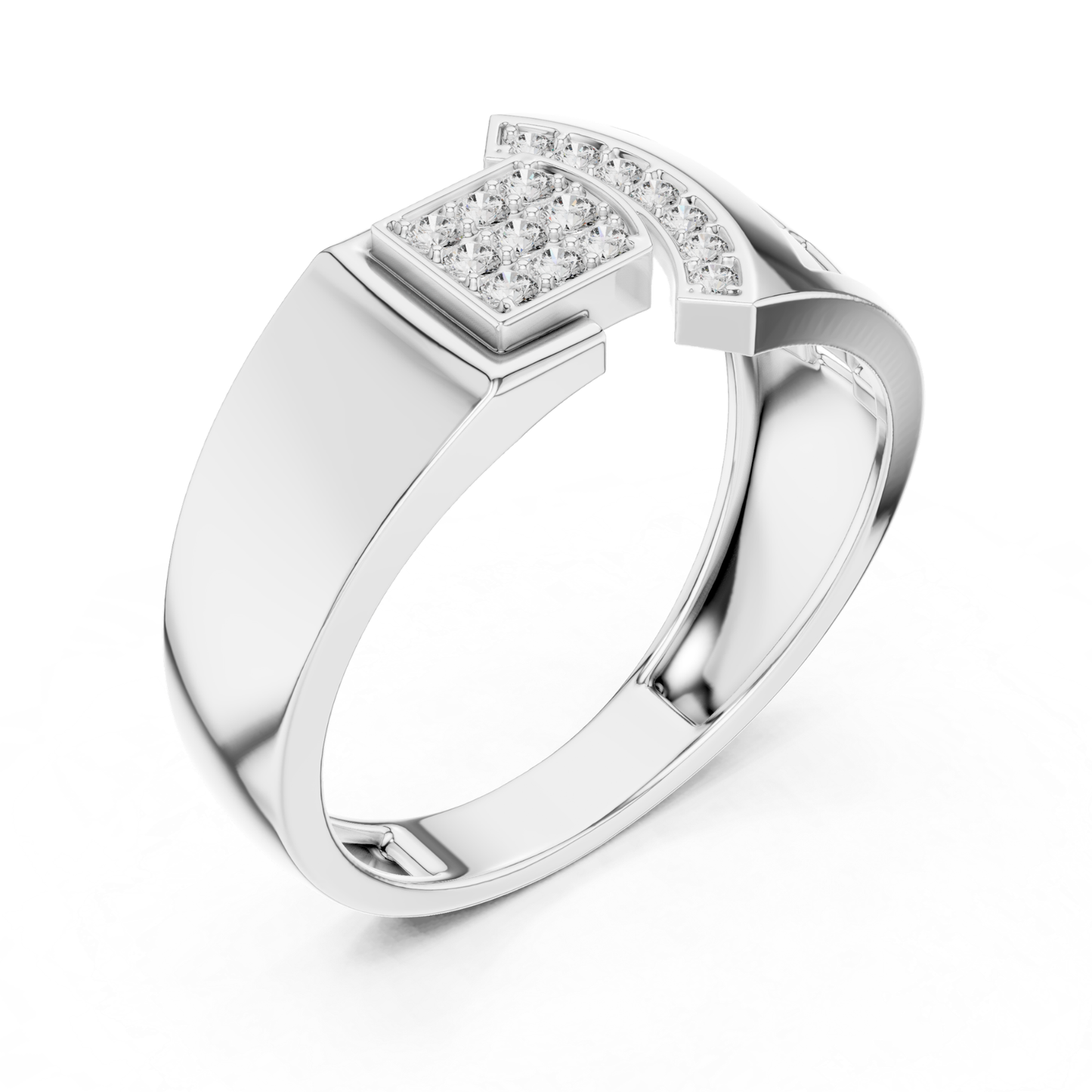 White gold modern ring with round diamonds
Luxury white gold round diamond designer ring
Stylish white gold ring with diamond cluster
Premium white gold diamond fashion ring
Elegant white gold ring with round diamond setting
Modern white gold statement ring for men
High polish white gold ring with sparkling diamonds
Designer white gold ring with geometric diamond design
Bold white gold ring featuring round cut diamonds
Exclusive white gold modern diamond ring