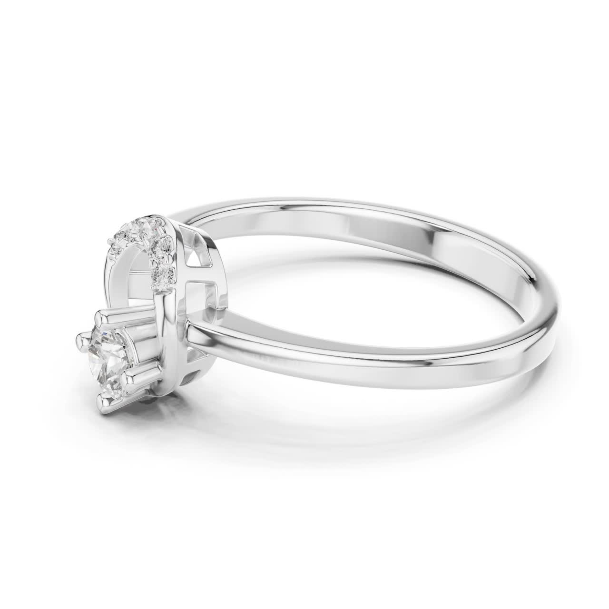 White gold round diamond ring side profile view
Side view of white gold solitaire diamond ring
Minimal white gold ring with raised diamond setting
Round diamond ring with open gallery side design
Elegant white gold diamond ring side angle
Polished white gold ring with prong diamond mount
Delicate solitaire diamond ring with slim white band
White gold engagement ring with side detail view
Modern round diamond ring with open side setting
Fine white gold ring with elevated diamond design