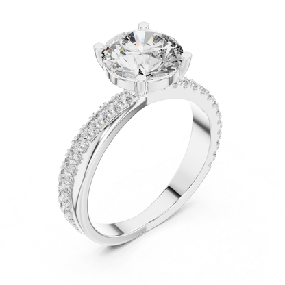 Round diamond ring in white gold with split shank pave band
White gold round solitaire ring with split band
Round cut diamond ring in white gold with pave diamonds
White gold split shank engagement ring with round diamond
Elegant round diamond ring with split shank band
Four prong round diamond ring in white gold
Minimal white gold round diamond ring
White gold pave split shank diamond ring
Classic round diamond ring with split band
White gold engagement ring with round center diamond