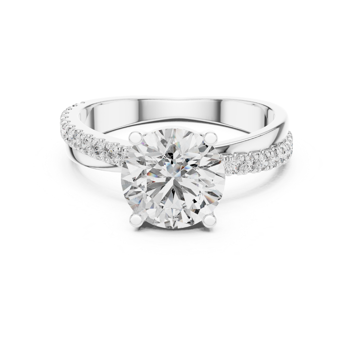 Round diamond ring in white gold with split shank pave band
White gold solitaire ring with pave diamonds
Round brilliant diamond ring in white gold
White gold diamond ring with split band
Classic round diamond engagement ring in white gold
White gold ring with round center diamond
Four prong round diamond ring with pave band
Elegant white gold split shank diamond ring
Minimal round diamond ring in white gold
White gold pave diamond engagement ring