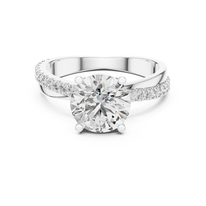 Round diamond ring in white gold with split shank pave band
White gold solitaire ring with pave diamonds
Round brilliant diamond ring in white gold
White gold diamond ring with split band
Classic round diamond engagement ring in white gold
White gold ring with round center diamond
Four prong round diamond ring with pave band
Elegant white gold split shank diamond ring
Minimal round diamond ring in white gold
White gold pave diamond engagement ring