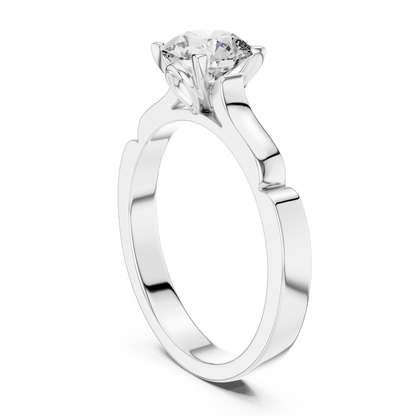 White gold round cut textured band diamond ring perspective
White gold round cut engraved band diamond ring
Polished white gold round cut textured band ring
White gold four prong round cut textured ring
White gold textured band round cut solitaire ring
Classic white gold textured round cut diamond ring
Elegant white gold engraved band diamond ring
Minimal white gold round cut textured band ring
Fine white gold textured band solitaire ring
White gold round cut polished textured band ring