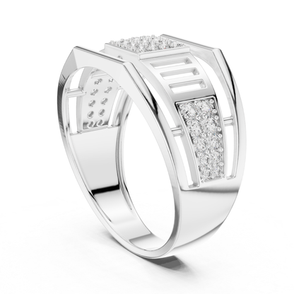 White gold architectural ring with round diamonds
Modern white gold geometric diamond band ring
Elegant white gold open frame diamond ring
White gold square cluster diamond statement ring
Luxury white gold wide band ring for women
Stylish white gold designer ring with diamonds
Fine jewelry white gold contemporary diamond ring
Unique white gold geometric fashion ring closeup
Handmade white gold round diamond ring design
White gold modern ring with sparkling diamond accents
