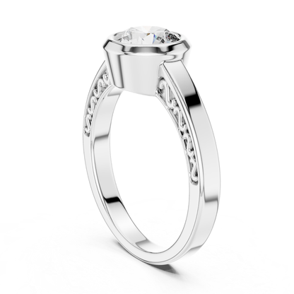 White gold round diamond bezel gallery ring design
White gold round bezel diamond gallery profile
Round diamond bezel gallery ring in white gold
Bezel set round diamond gallery ring design
White gold round diamond gallery setting ring
Round brilliant bezel gallery diamond white gold
White gold gallery bezel diamond ring profile
Round diamond gallery setting white gold design
White gold bezel gallery ring angled profile
Round diamond white gold gallery ring design