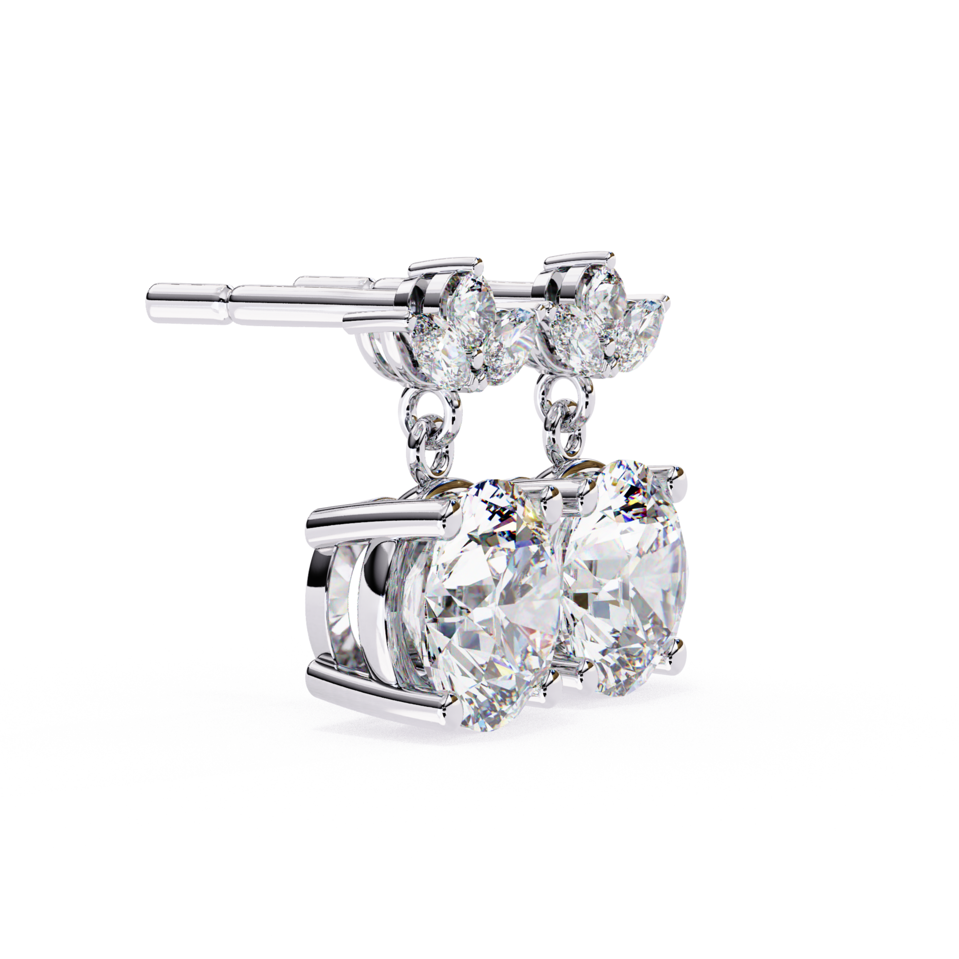 White Gold Round Diamond Floral Drop Stud Earrings View
Round Diamond Floral Drop Earrings Side Angle Design
White Gold Round Diamond Drop Stud Earrings Style
Floral Diamond Earrings With Round Drop Design
White Gold Diamond Drop Earrings Side Profile View
Round Diamond Floral Stud Earrings Hanging Style
White Gold Round Diamond Earrings Detailed Profile
Diamond Floral Drop Earrings Side Setting View
White Gold Diamond Earrings Drop Design Style
Round Diamond Flower Earrings Side View Design