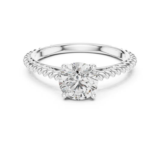 White gold round diamond rope band ring
White gold round solitaire rope band ring
Round diamond rope band ring in white gold
White gold four prong round diamond ring
Round brilliant diamond rope band solitaire ring
Polished white gold round diamond rope ring
White gold twisted rope band diamond ring
Classic round diamond rope band gold ring
White gold solitaire ring with rope band detail
Round diamond white gold rope band ring
