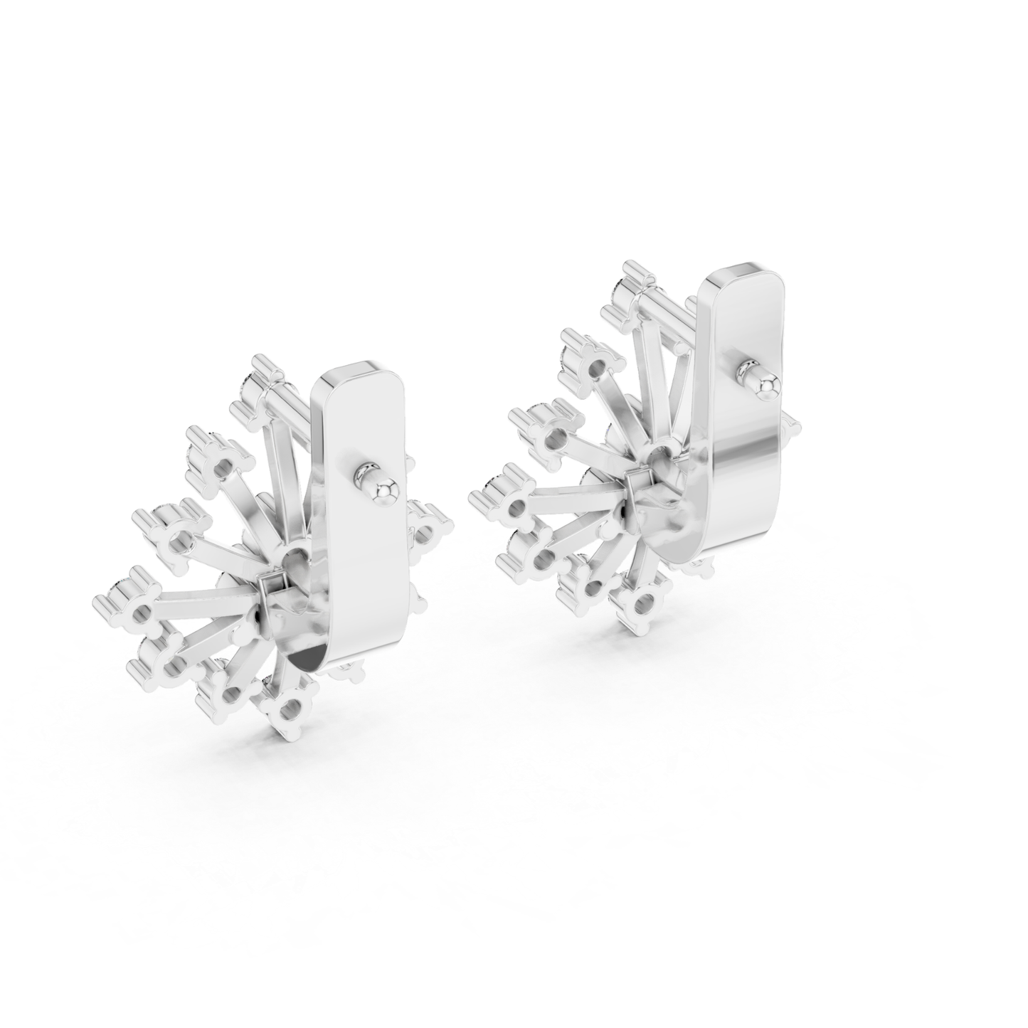 White gold round diamond sunburst earrings back view
White gold diamond starburst earrings back view
Round diamond cluster earrings white gold back view
Sunburst diamond earrings white gold rear view
Round diamond earrings white gold back view
Geometric diamond sunburst earrings white gold back
Elegant diamond cluster earrings white gold rear view
Prong set diamond earrings white gold back view
White gold diamond earrings back angle view
Round diamond stud earrings white gold rear view