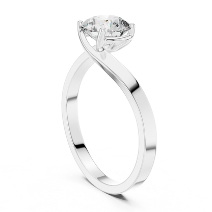 White gold solitaire diamond ring angled view
White gold oval diamond ring angled design
White gold prong set oval diamond ring
Polished white gold solitaire engagement ring
White gold oval diamond ring with slim band
Elegant white gold solitaire ring angle
White gold elevated diamond ring design
Minimal white gold oval solitaire ring
Fine white gold prong set diamond ring
White gold oval engagement ring angle