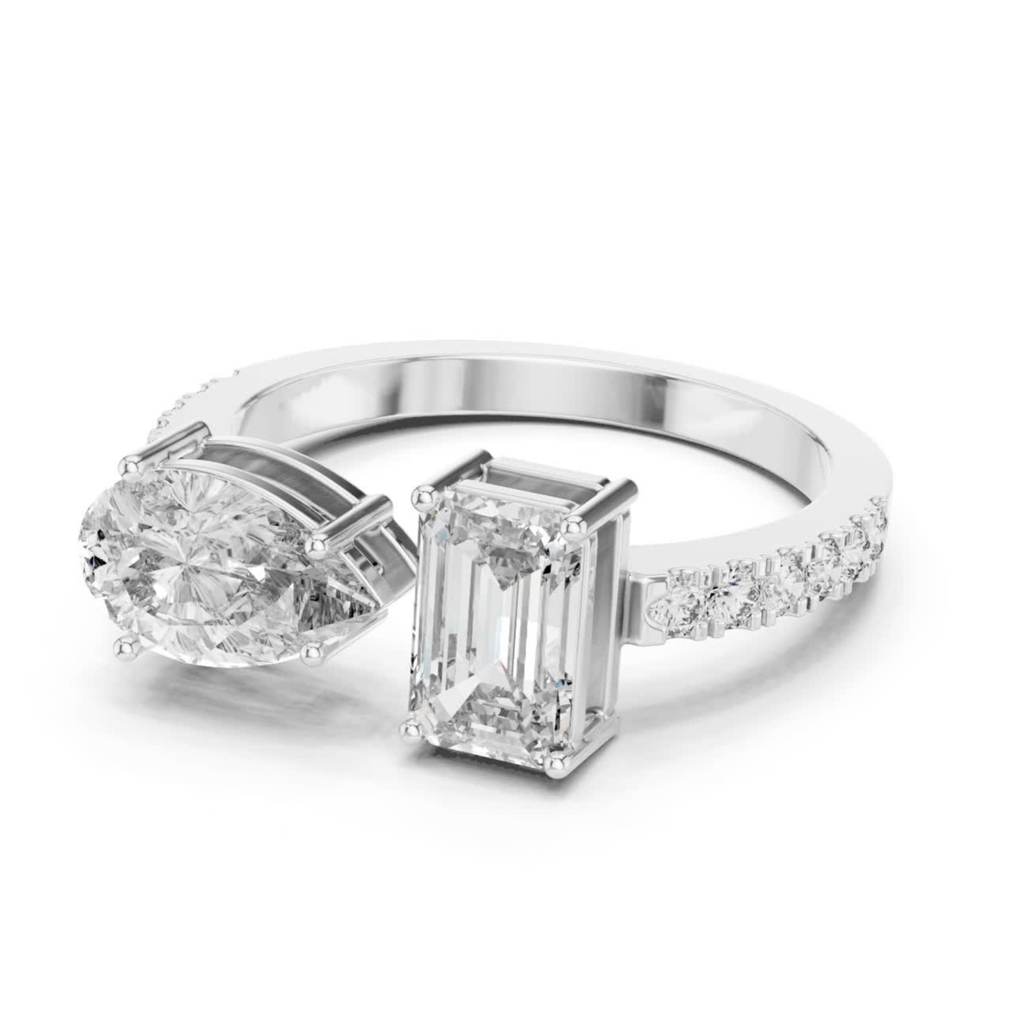 White gold toi et moi diamond ring side view
Side view of white gold toi et moi ring
White gold emerald and marquise diamond ring side
Two stone diamond ring side view in white gold
White gold emerald cut and marquise ring
Side angle white gold two stone diamond ring
White gold bypass diamond ring side profile
Emerald and marquise diamond ring in white gold
White gold dual diamond ring side angle
White gold toi et moi engagement ring side view