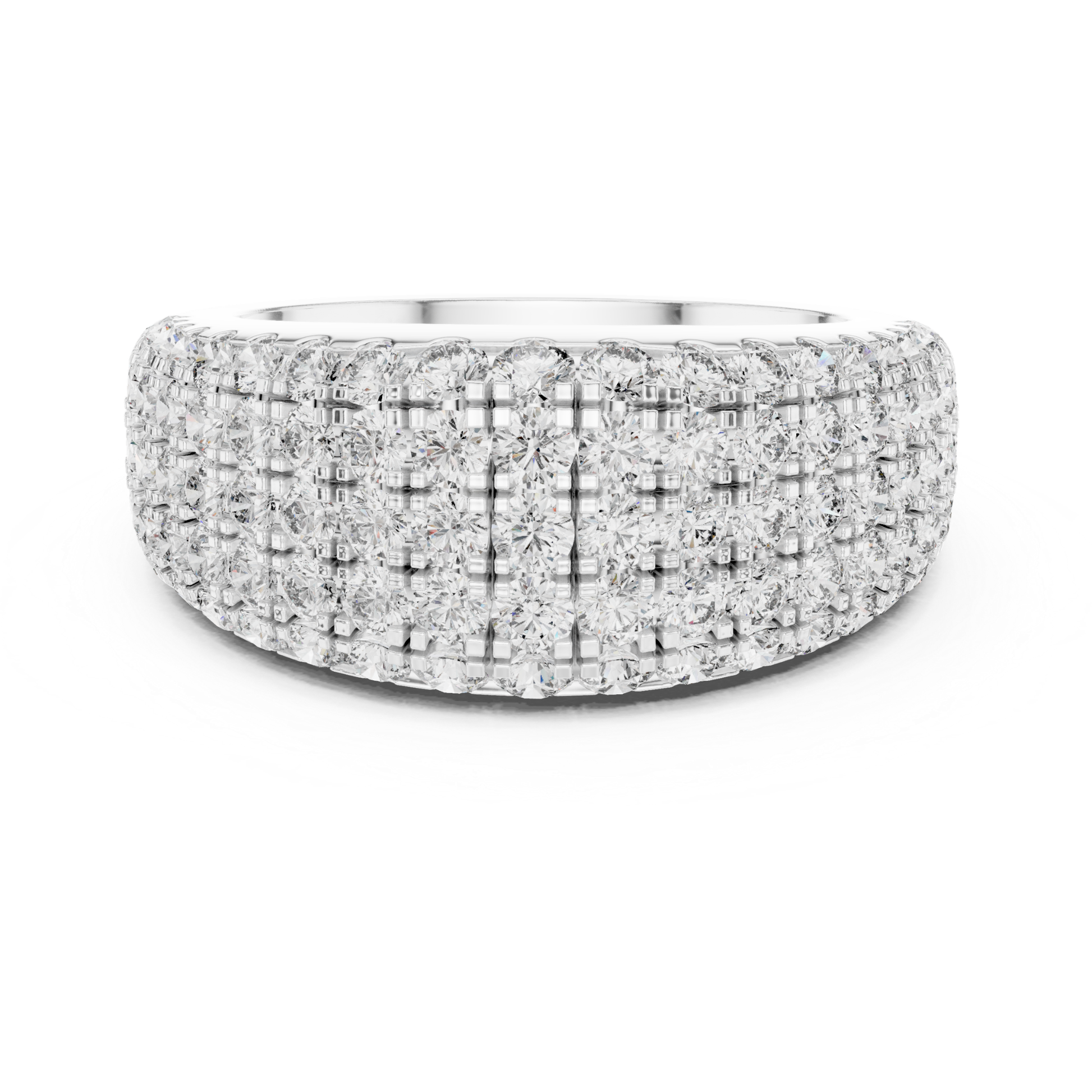 White gold wide Pave diamond band ring
Multi row white gold round diamond statement band
White gold luxury diamond anniversary band for women
Wide white gold diamond ring with round brilliant stones
White gold multi layer diamond band ring design
Elegant white gold Pave diamond fashion band
Bold white gold wide ring with round diamonds
White gold statement band with multi row diamonds
Luxury white gold diamond band with layered rows
White gold round diamond wide anniversary ring
