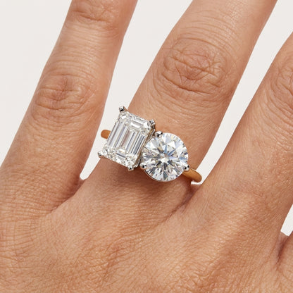 Yellow Gold Emerald Pear Diamond Ring On Hand
Toi Et Moi Diamond Ring Finger View
Emerald Pear Engagement Ring Hand Model
Yellow Gold Diamond Ring Hand Wear
Emerald Cut Pear Diamond Ring Close Up
Two Stone Diamond Ring Finger Style
Yellow Gold Engagement Ring Daily Wear
Emerald Pear Diamond Ring Real Hand
Modern Toi Et Moi Ring Hand Shot
Yellow Gold Bridal Diamond Ring Finger Display