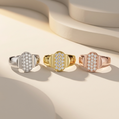Yellow White Rose Gold Oval Signet Diamond Ring Collection
Oval Signet Diamond Ring Three Metal Options
Yellow White Rose Gold Diamond Signet Ring
Oval Pave Diamond Ring Metal Choices
Classic Signet Ring Three Gold Colors
Yellow White Rose Gold Statement Ring
Oval Diamond Ring Collection Display
Diamond Signet Ring Available Three Metals
Yellow White Rose Gold Ring Display
Oval Signet Diamond Ring Color Options