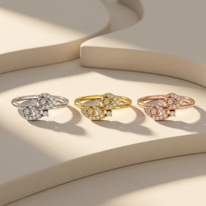 Yellow White Rose Gold Pear Leaf Diamond Ring Collection
Pear Leaf Diamond Ring Three Metal Options
Yellow White Rose Gold Open Ring Collection
Diamond Open Ring Available Three Metals
Pear Leaf Diamond Ring Metal Choices
Yellow White Rose Gold Fashion Ring
Open Pear Leaf Diamond Ring Collection
Diamond Leaf Ring Three Gold Colors
Yellow White Rose Gold Ring Display
Pear Leaf Diamond Ring Color Options