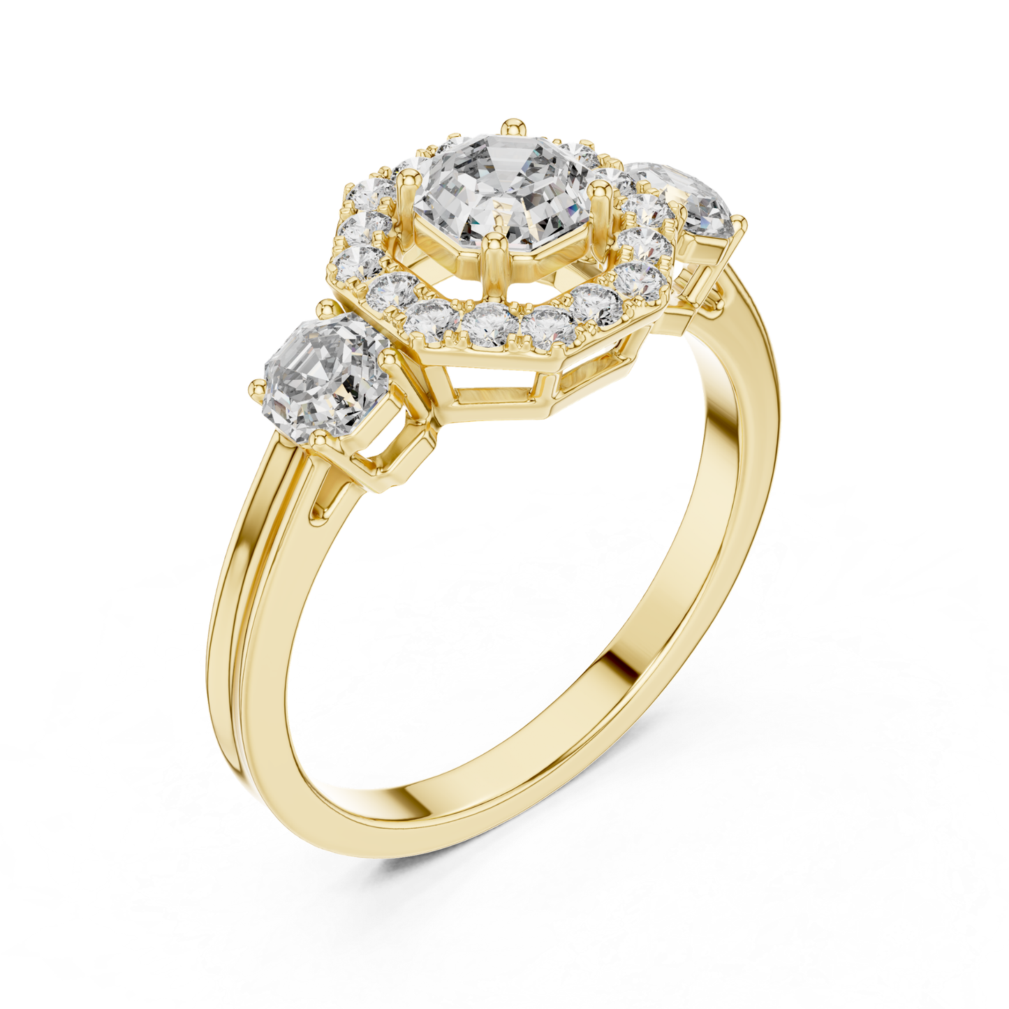 Yellow gold Asscher halo diamond ring angled profile
Yellow gold halo Asscher diamond ring side angle
Angled profile yellow gold Asscher halo ring
Yellow gold Asscher halo ring with side diamonds
Yellow gold diamond halo ring angled profile
Asscher halo diamond ring yellow gold side angle
Yellow gold halo diamond ring profile display
Yellow gold Asscher ring with halo setting
Yellow gold halo engagement ring angled profile
Yellow gold Asscher diamond ring side profile