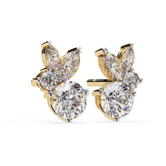 Yellow Gold Butterfly Diamond Earrings Featuring Marquise And Round Brilliant Diamonds
Elegant Butterfly Inspired Diamond Earrings Crafted In A Polished Yellow Gold Finish
Premium Diamond Earrings Showcasing A Graceful Butterfly Motif With Sparkling Stones
Luxury Yellow Gold Diamond Earrings Designed With Marquise And Round Cut Diamonds
Fine Jewelry Butterfly Diamond Earrings Crafted For Timeless Elegance And Brilliance
Sophisticated Yellow Gold Earrings Featuring A Nature Inspired Diamond Butterfly Design
