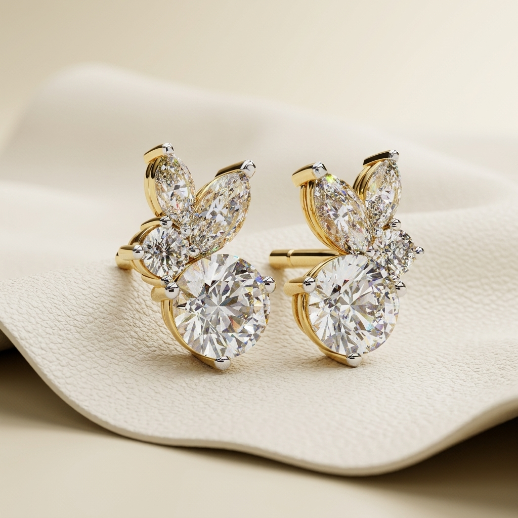 Yellow Gold Butterfly Diamond Stud Earrings Featuring Marquise And Round Cut Diamonds
Elegant Butterfly Diamond Stud Earrings Crafted In A Polished Yellow Gold Finish
Premium Diamond Stud Earrings With A Butterfly Inspired Marquise Diamond Design
Luxury Yellow Gold Diamond Earrings Showcasing Brilliant Round And Marquise Stones
Fine Jewelry Butterfly Stud Earrings Designed With Sparkling White Diamonds
Sophisticated Yellow Gold Diamond Stud Earrings With A Nature Inspired Style
High Quality Butterfly Diamon