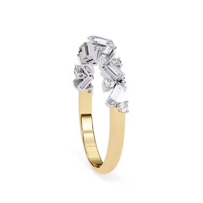 Side view of yellow gold chevron mixed cut diamond band
Yellow gold V shaped band with baguette and round diamonds side profile
Luxury yellow gold chevron diamond ring side angle
Fine jewelry mixed cut diamond wishbone band in yellow gold side view
Elegant yellow gold contour diamond band side profile
Premium yellow gold chevron anniversary band with mixed cut diamonds
Designer yellow gold V shaped diamond stacking ring side detail
Modern yellow gold mixed shape diamond band side angle
Timeless yellow gold 