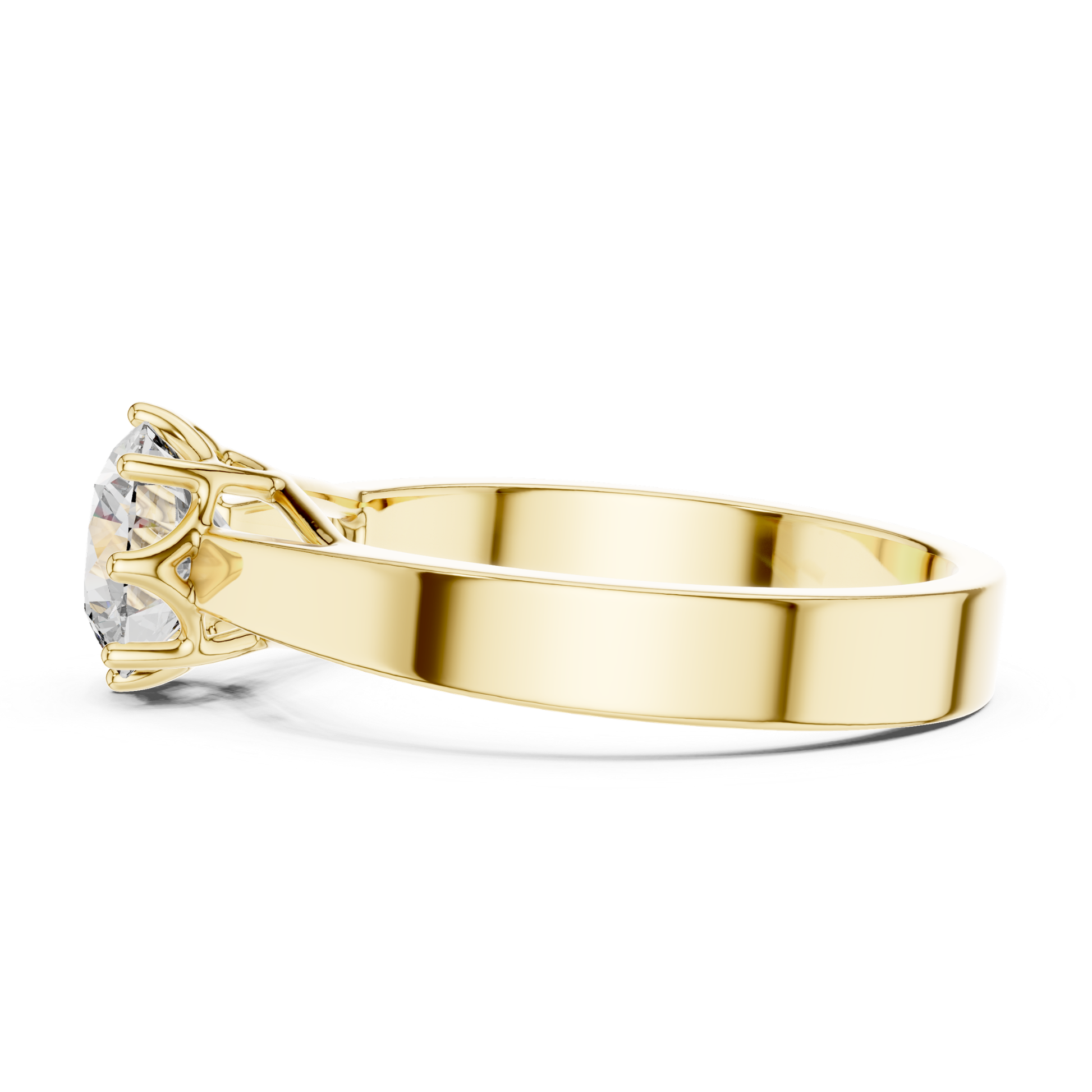 Round Diamond Solitaire Ring Yellow Gold Side View
Classic Round Diamond Engagement Ring Yellow Gold Side View
Six Prong Round Diamond Ring Yellow Gold Side View
Plain Band Round Diamond Solitaire Yellow Gold Side View
Polished Yellow Gold Round Diamond Side View
Minimal Round Diamond Ring Yellow Gold Side View
Secure Prong Round Solitaire Yellow Gold Side View
Brilliant Round Diamond Band Yellow Gold Side View
Elegant Round Solitaire Ring Yellow Gold Side View
Yellow Gold Diamond Engagement Ring Side View