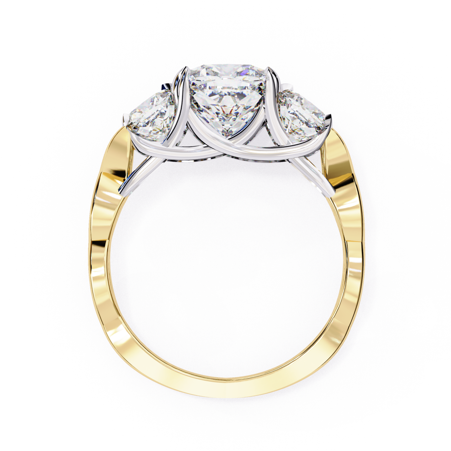 Yellow gold cushion diamond ring
Cushion cut diamond three stone ring
Yellow gold cushion center diamond
Cushion diamond ring side view
Yellow gold three stone diamond ring
Cushion cut diamond ring design
Yellow gold cushion diamond band
Cushion diamond ring setting
Yellow gold diamond ring back view
Cushion diamond three stone style