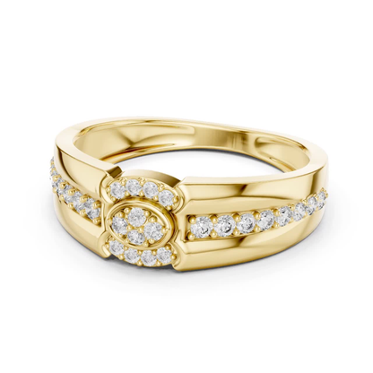 Angled view yellow gold diamond floral ring
Perspective view round diamond gold band ring
Yellow gold floral diamond ring side angle
Three quarter view diamond gold band ring
Yellow gold cluster diamond ring angled profile
Round diamond floral gold ring perspective
Yellow gold diamond band ring angled view
Side angle floral diamond yellow gold ring
Yellow gold blossom diamond ring profile view
Angled perspective yellow gold diamond band