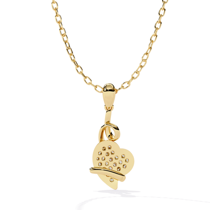 Back View Diamond Heart Twist Pendant in Yellow Gold
Yellow Gold Heart Pendant Reverse Design
Rear Profile Diamond Heart Pendant Yellow Gold
Yellow Gold Heart Twist Pendant Back Detail
Reverse Side of Yellow Gold Heart Pendant
Yellow Gold Diamond Heart Pendant Rear View
Back Profile Curved Heart Pendant Yellow Gold
Yellow Gold Heart Charm Pendant Reverse
Rear Angle Diamond Heart Twist Pendant
Yellow Gold Heart Pendant Back Profile