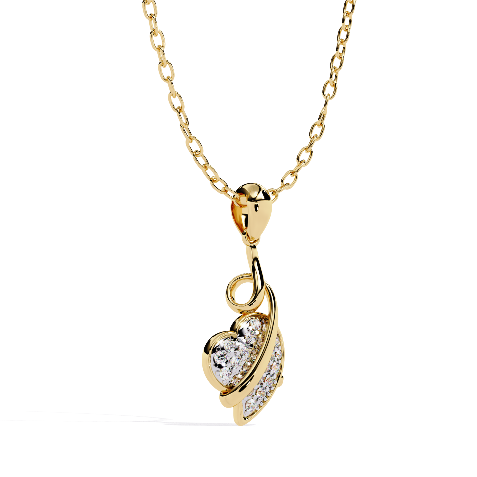 Heart Twist Diamond Pendant in Yellow Gold
Yellow Gold Curved Heart Diamond Pendant
Diamond Heart Pendant Side Angle Yellow Gold
Yellow Gold Ribbon Style Heart Pendant
Pave Diamond Heart Pendant in Yellow Gold
Yellow Gold Elegant Heart Diamond Design
Side Angle Yellow Gold Heart Charm Pendant
Yellow Gold Twisted Heart Diamond Charm
Modern Heart Diamond Pendant Yellow Gold
Yellow Gold Diamond Heart Side Profile